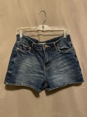 Bluenotes Dark Blue High-Rise Denim Shorts